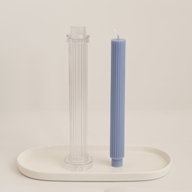 Taper Candle Moulds for Twist Stripe Pillar candle making