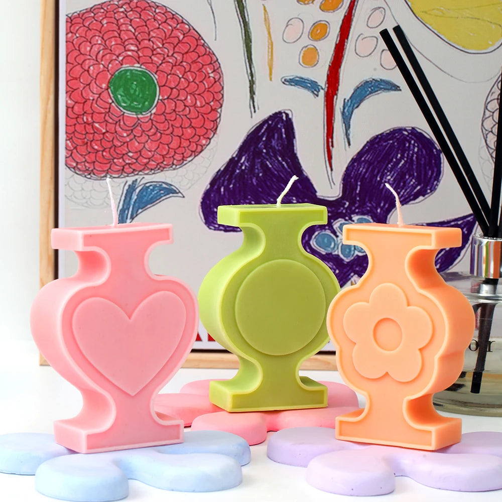 Flower Candle Silicone Mould