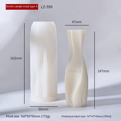 Twisted Pillar Candle Mould