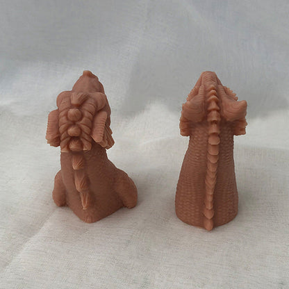 3D Dragon Silicone Candle Mould