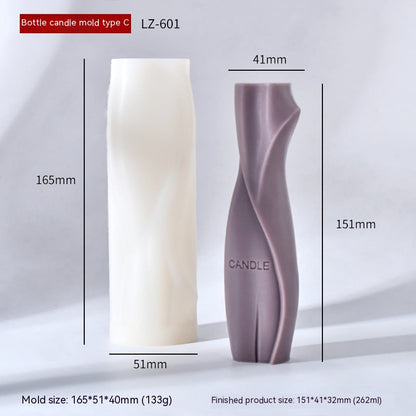 Twisted Pillar Candle Mould