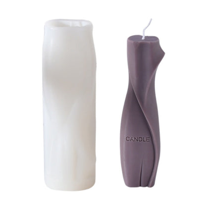 Twisted Pillar Candle Mould