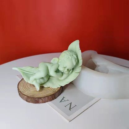 Sleeping Angel Baby Silicone Candle Mould