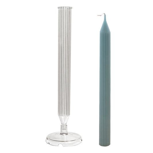 Taper Candle Moulds for Striped Church Candles