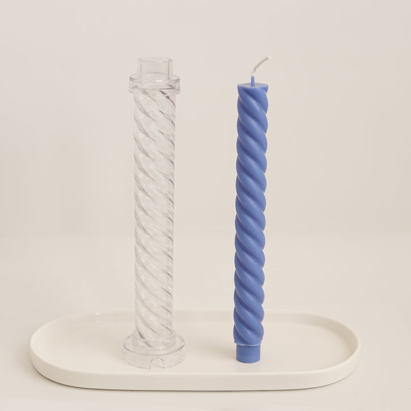 Taper Candle Moulds for Twist Stripe Pillar candle making