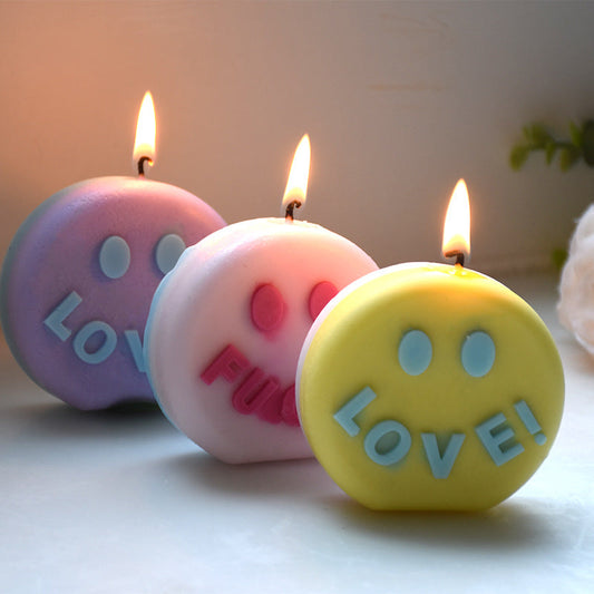 A Fun Twist to Candle Making: Smiley Face Silicone Mould for Creative Minds Candles Moulds