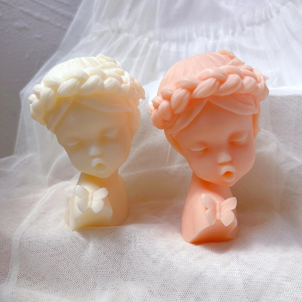 Lady Sculpture Pixie Candle Mould
