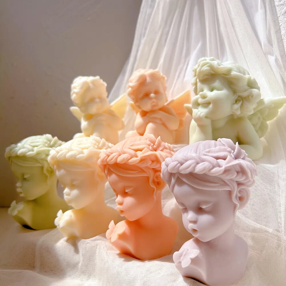 Lady Sculpture Pixie Candle Mould