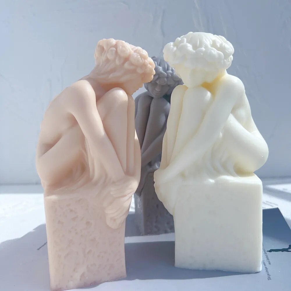 Virgo Christel Marott Zodiac Figurine Candle Silicone Mould
