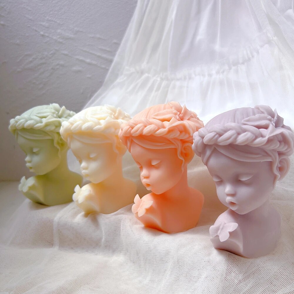 Lady Sculpture Pixie Candle Mould