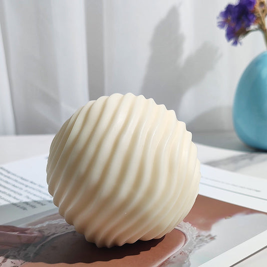 Ball Ripple Candle Mould for Professional-Quality Candles Candles Moulds