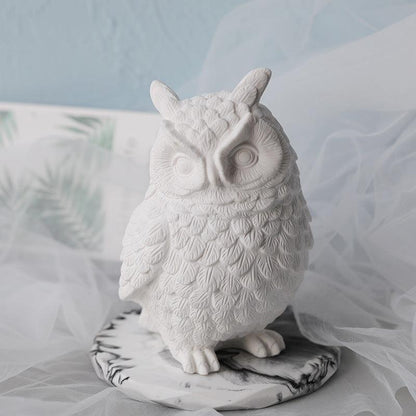 Big Owl Decoration Silicone Candle Mould for Home Decoration Candles Moulds