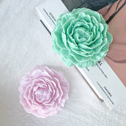 Bloom Into Candle Making with a Peony Flower Silicone Mould: Perfect for DIYers Candles Moulds