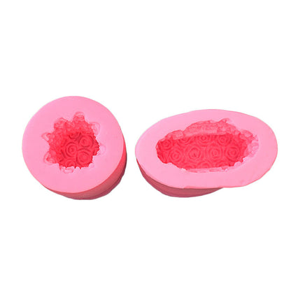 Blooming Romance: Rose Love Aromatherapy Candle Silicone Mould Candles Moulds