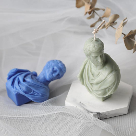 Brutus Portrait Decoration Candle Mould Candles Moulds