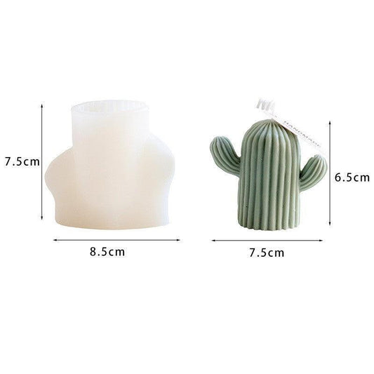 Cactus Silicone Candle Mould for Scented Candles making Candles Moulds