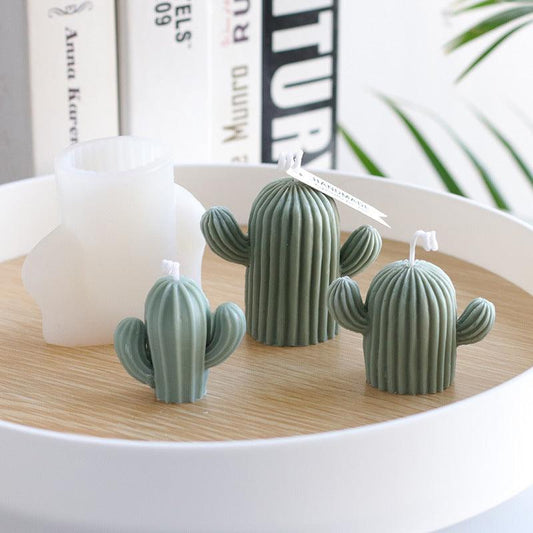 Cactus Silicone Candle Mould for Scented Candles making Candles Moulds