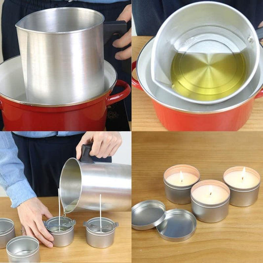 Candle Making Tools Aromatherapy Candle Aluminum Wax Pot Candles Moulds