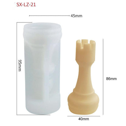 Chess Pawns Candle Mould 
