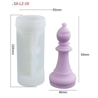 Chess Pawns Candle Mould 