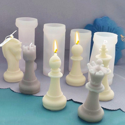 Chess Pawns Candle Mould 