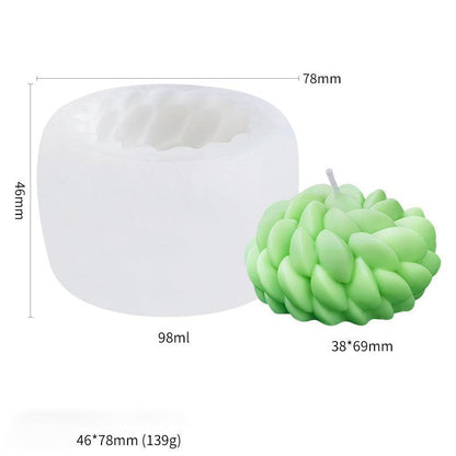 Christmas Joy Santa Flower Candle Mould Candles Moulds