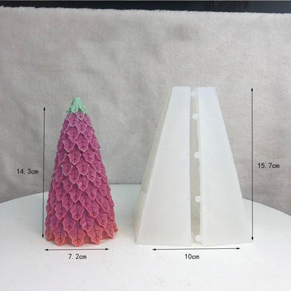 Christmas Tree Scented Candle Silicone Diy Mould Candles Moulds