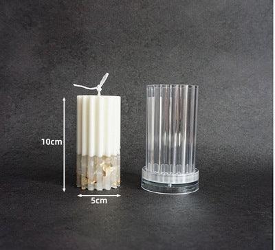 Columnar Aromatherapy Crystal Clear Plastic Moulds for Candles Candles Moulds