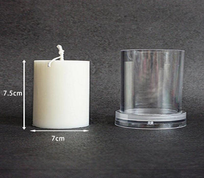 Columnar Aromatherapy Crystal Clear Plastic Moulds for Candles Candles Moulds