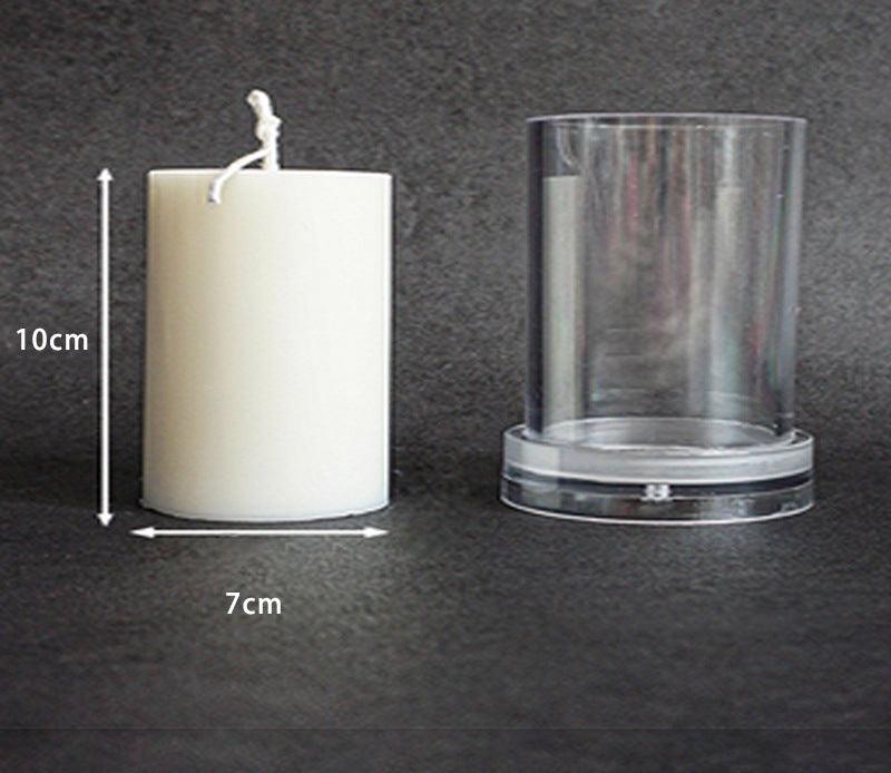 Columnar Aromatherapy Crystal Clear Plastic Moulds for Candles Candles Moulds