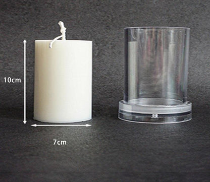 Columnar Aromatherapy Crystal Clear Plastic Moulds for Candles Candles Moulds