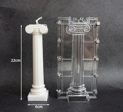Columnar Aromatherapy Crystal Clear Plastic Moulds for Candles Candles Moulds