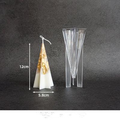 Columnar Aromatherapy Crystal Clear Plastic Moulds for Candles Candles Moulds