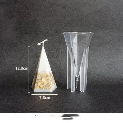Columnar Aromatherapy Crystal Clear Plastic Moulds for Candles Candles Moulds