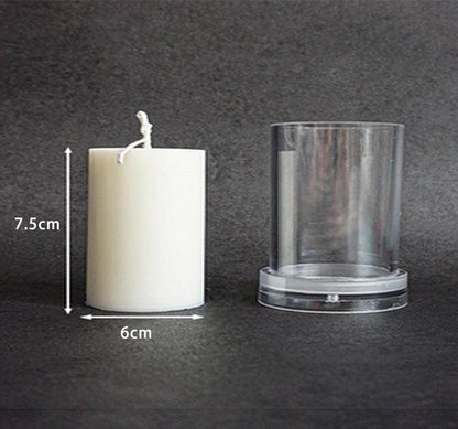 Columnar Aromatherapy Crystal Clear Plastic Moulds for Candles Candles Moulds