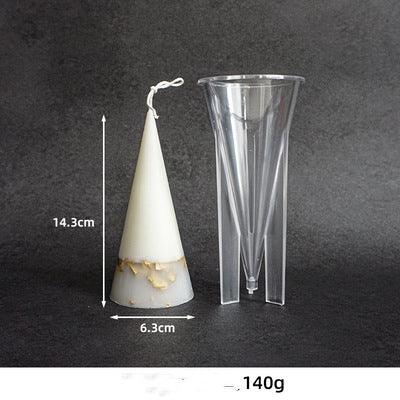 Columnar Aromatherapy Crystal Clear Plastic Moulds for Candles Candles Moulds