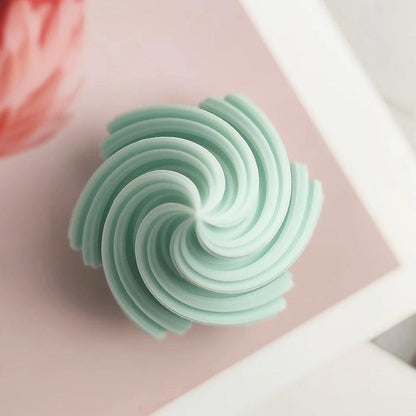 Cone Candle Mould DIY Christmas Tree Geometric Striped Aromatherapy Candle Mould Décor Gift Candles Moulds