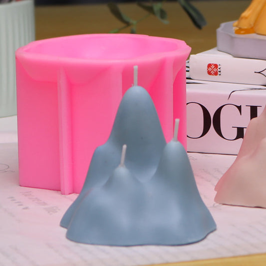 Craft Breathtaking Mountain Candles with Melting Mountain Mould Candles Moulds