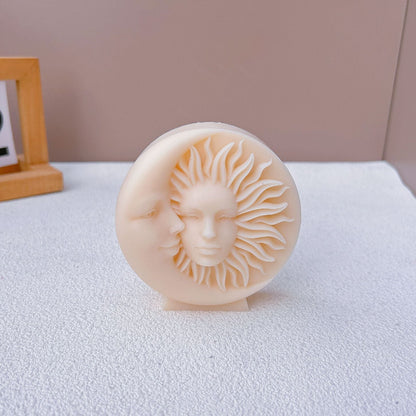 Craft Cosmic Magic with Our Sun and Moon Silicone Candle Mould Candles Moulds