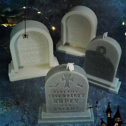 Craft Hauntingly Beautiful Halloween Tombstone Candles - Silicone Candle Mould Candles Moulds