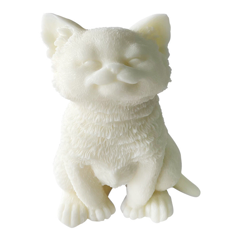Craft Heartwarming Candles with Large Sitting Cat and Puppy Mould | Buy Now! Candles Moulds