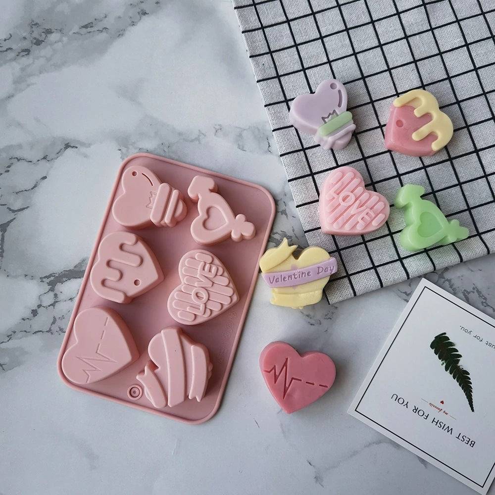 Craft Heartwarming Candles with Our Heart-Shaped Silicone Mould Candles Moulds