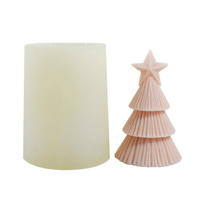 Craft Magic with Origami: 5-Point Star Christmas Tree Candle Mould Candles Moulds