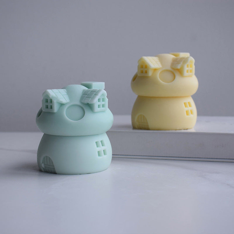 Craft Magical Moments with Adorable Mushroom House Candle Moulds - Gift Enchantment! Candles Moulds