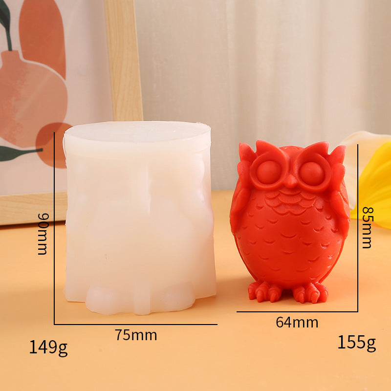 Craft Magical Owl Candles with Our Cute Owl Silicone Mould - DIY Fun Awaits! Candles Moulds