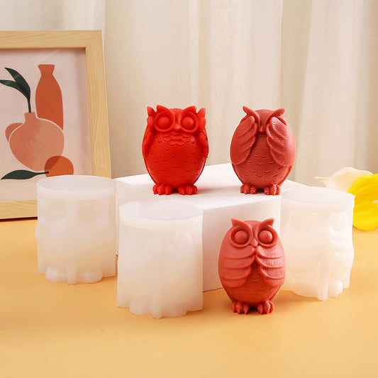 Craft Magical Owl Candles with Our Cute Owl Silicone Mould - DIY Fun Awaits! Candles Moulds