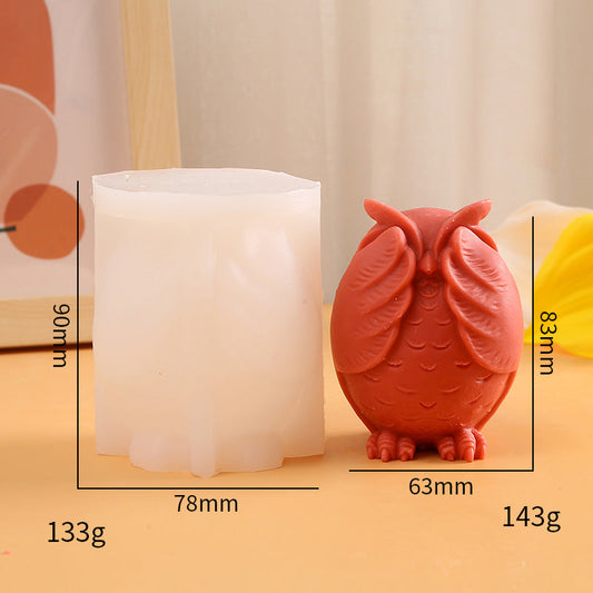 Craft Magical Owl Candles with Our Cute Owl Silicone Mould - DIY Fun Awaits! Candles Moulds