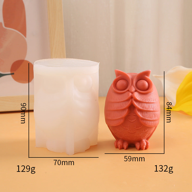 Craft Magical Owl Candles with Our Cute Owl Silicone Mould - DIY Fun Awaits! Candles Moulds