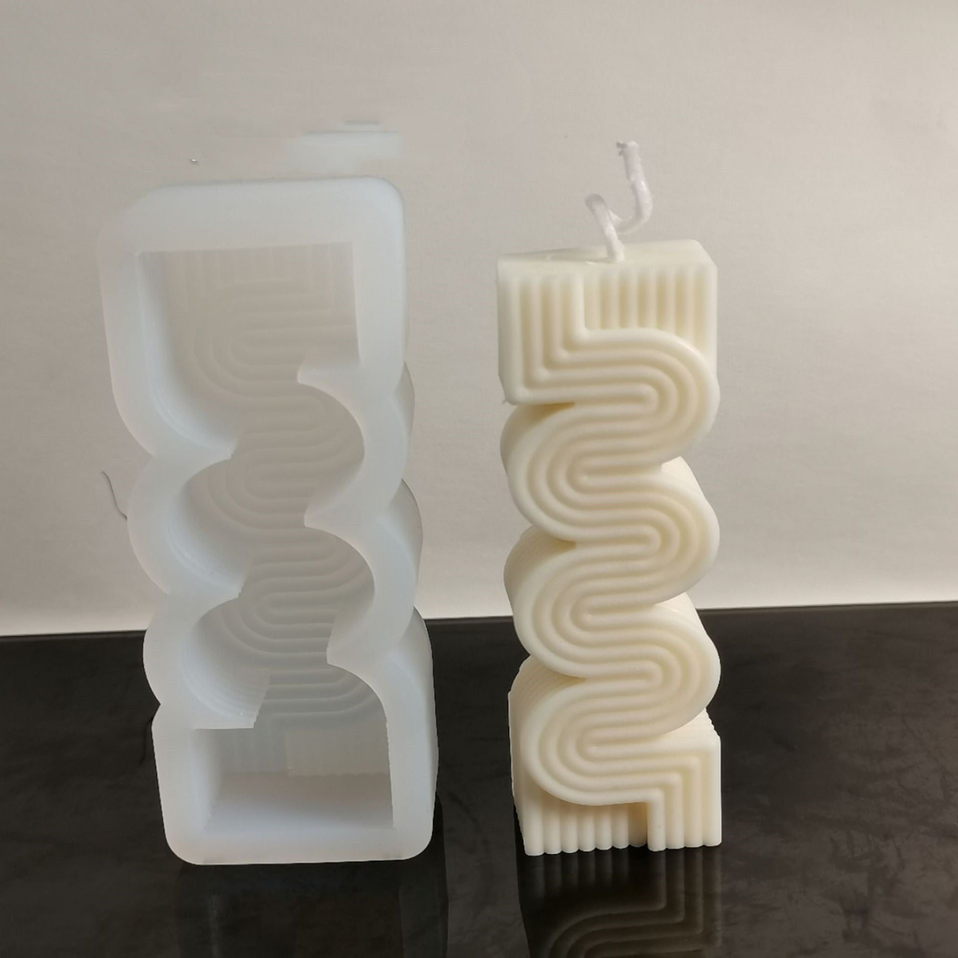 Craft Mesmerizing Geometric Candles with our Geometry Pattern Lines Candle Mould Candles Moulds