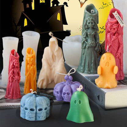 Craft Realistic Halloween Decor with Spooky Candle Moulds Candles Moulds